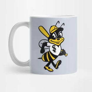 Salt Lake Bees - Retro Bee Mascot Mug